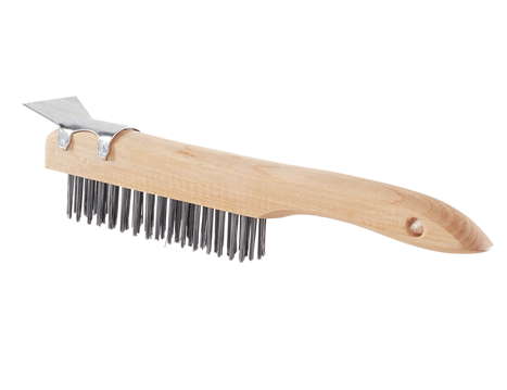 Generic Wire Brush with Scraper