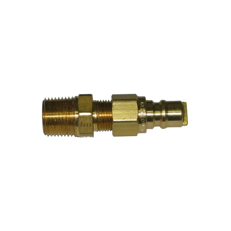 Adaptor 1/2MPT To 3/8 Male Hansen Nipple