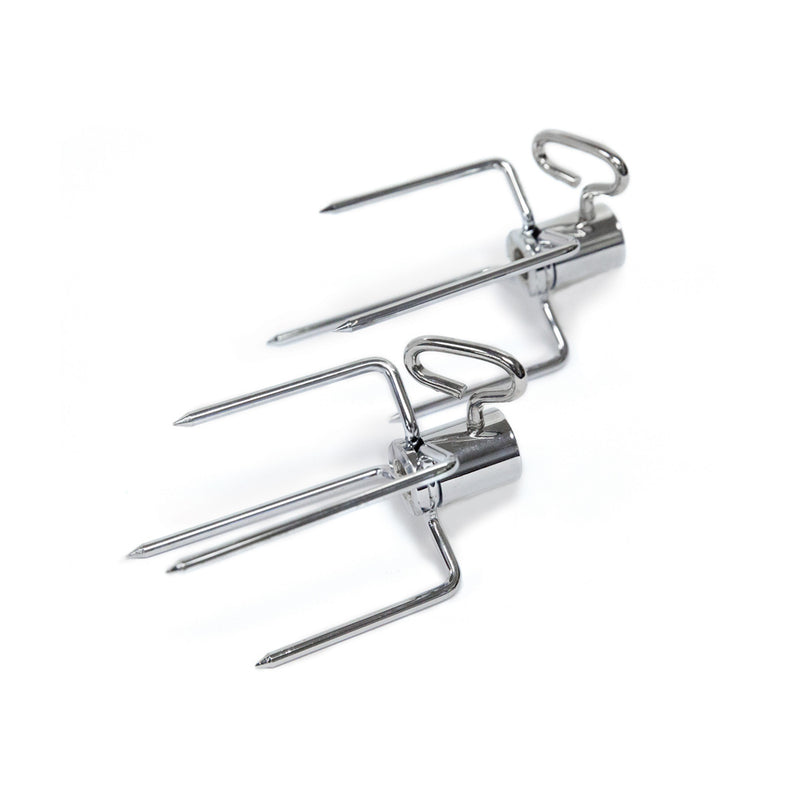 Grill Pro 4 Prong Rotisserie Forks (Pair)
