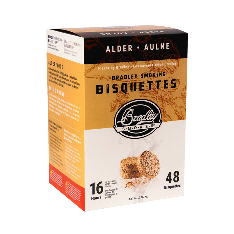 Bradley Smoker Alder Bisquettes (48 Pack)