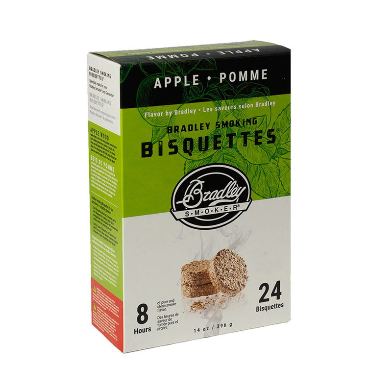 Bradley Smoker Apple Bisquettes (24 Pack)