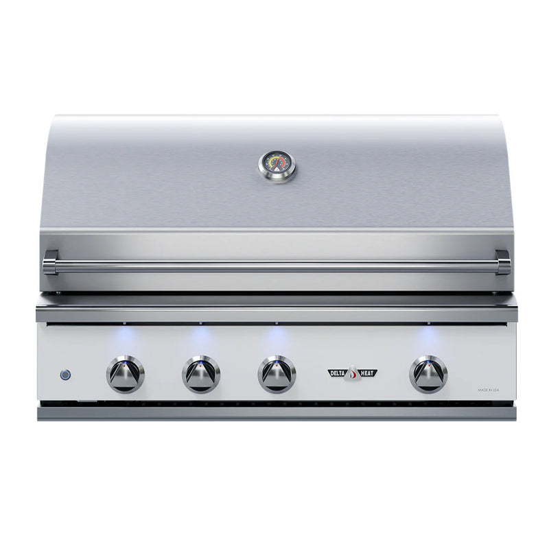 Delta Heat 38" Gas Grill W/ Rotis/Sear (WHITE TRIM)