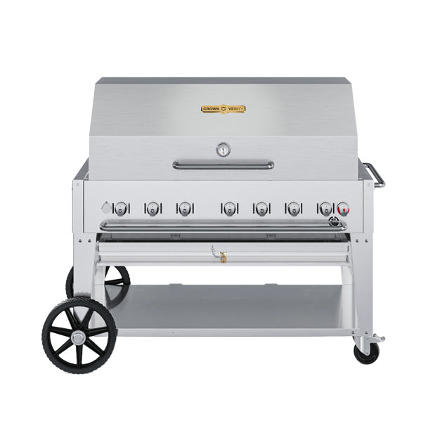 Crown Verity 48" Mobile Grill Roll Dome Package