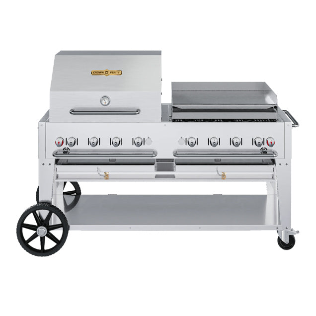 Crown Verity 60" Mobile Grill Dome & Griddle Package