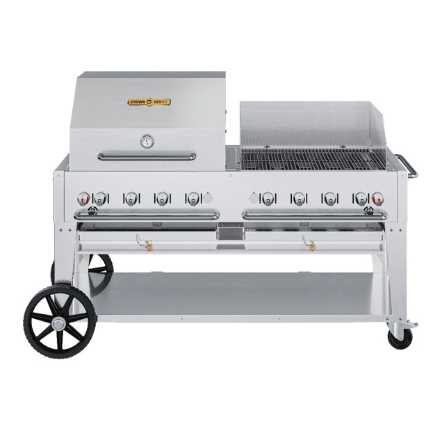 Crown Verity 60" Mobile Grill Dome & Windguard Package