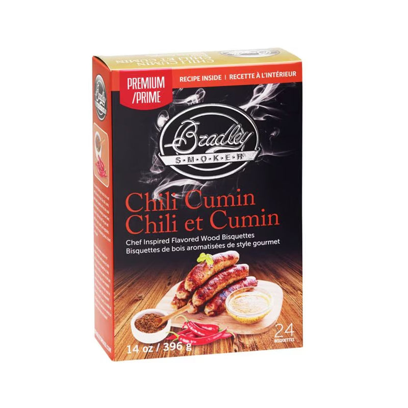 Bradley Smoker Chili Cumin Bisquettes (24 Pack)