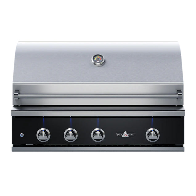 Delta Heat 38" Gas Grill W/ Rotis/Sear (BLACK TRIM)