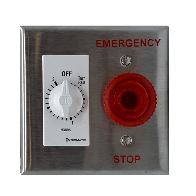 Indoor Emergency Stop w/ 2 Hour Timer