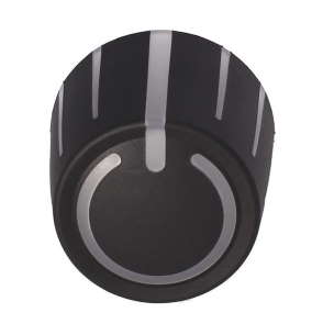 Napoleon Knob, Overmold, Small Black