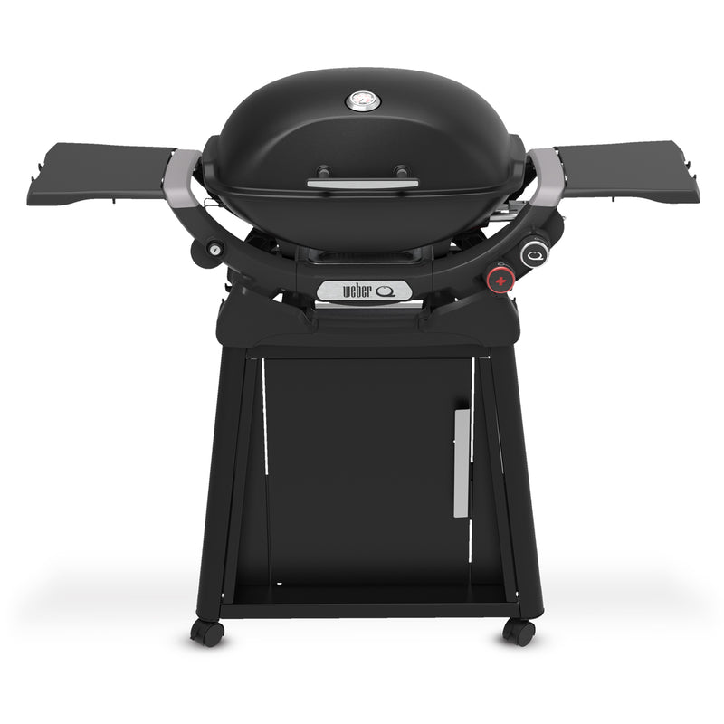 Weber Q2800N+ W/Stand Gas Grill Midnight Black (LP Only)