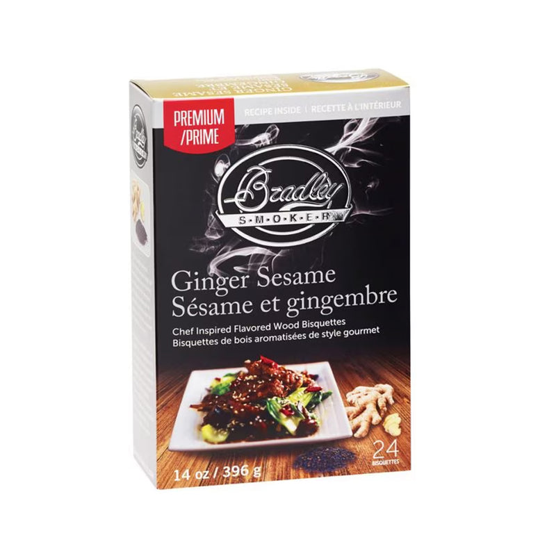 Bradley Smoker Ginger & Sesame Bisquettes (24 Pack)