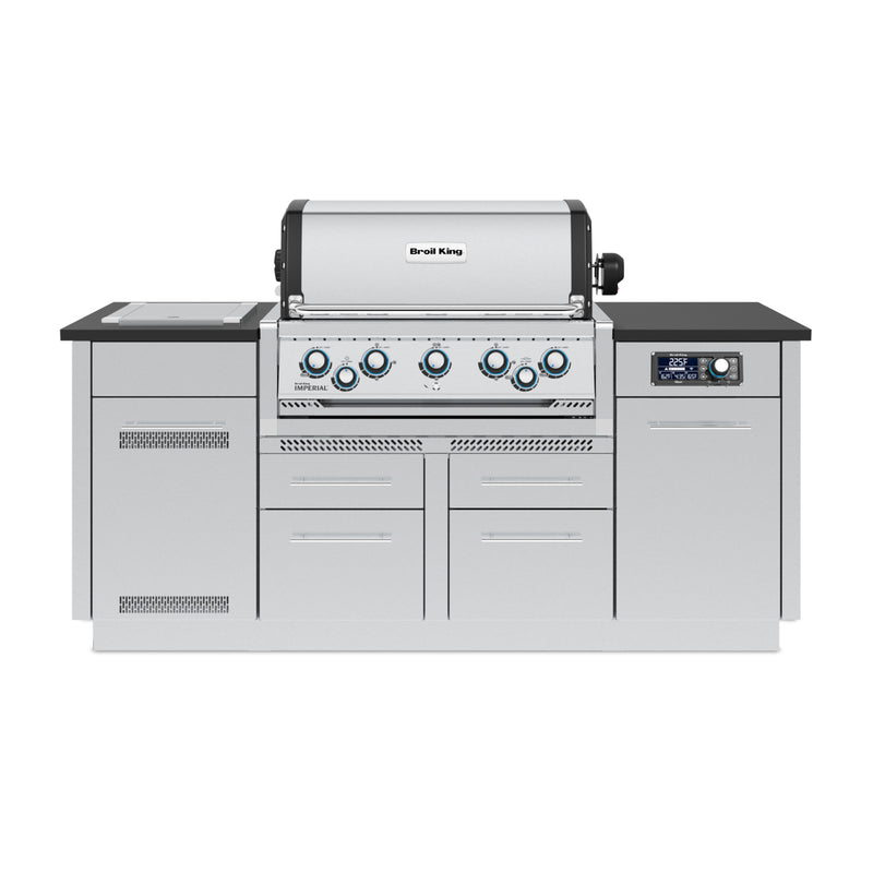 Broil King Imperial™ QS 590i Stand Alone Island w/iQue and Countertop