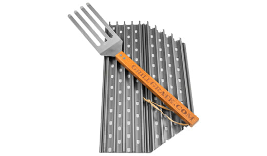 GrillGrate Two 17.375" Panels Miter Cut For Primo Oval