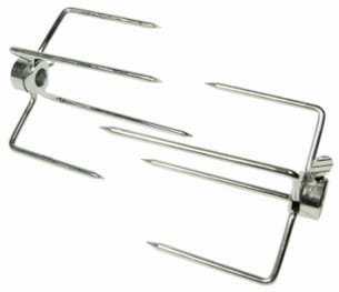 Grill Pro Accessories - 50502 - ROTISSERIE FORKS 4  PRONGS (PAIR)