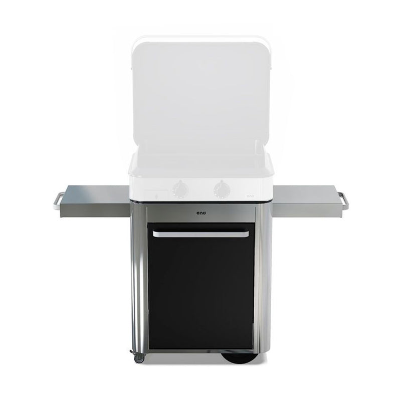 ENOSIGN 65 Griddle Cart - Black and Stainless Trim