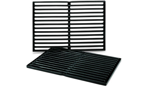 7638, Weber, Cooking Grills Cast Iron Pair 17.5x11.9375