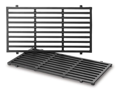 7637, Weber, Cooking Grills Cast Iron Pair 17.5x10.375