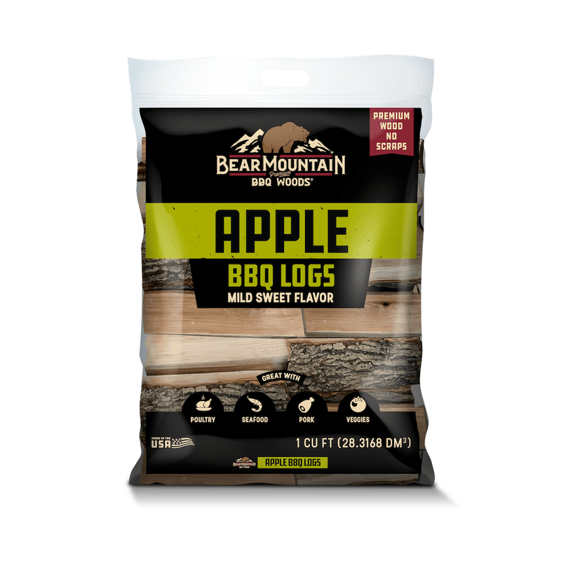Bear Mountain Apple BBQ Logs (Approx 1 Cu Ft / 40lbs)
