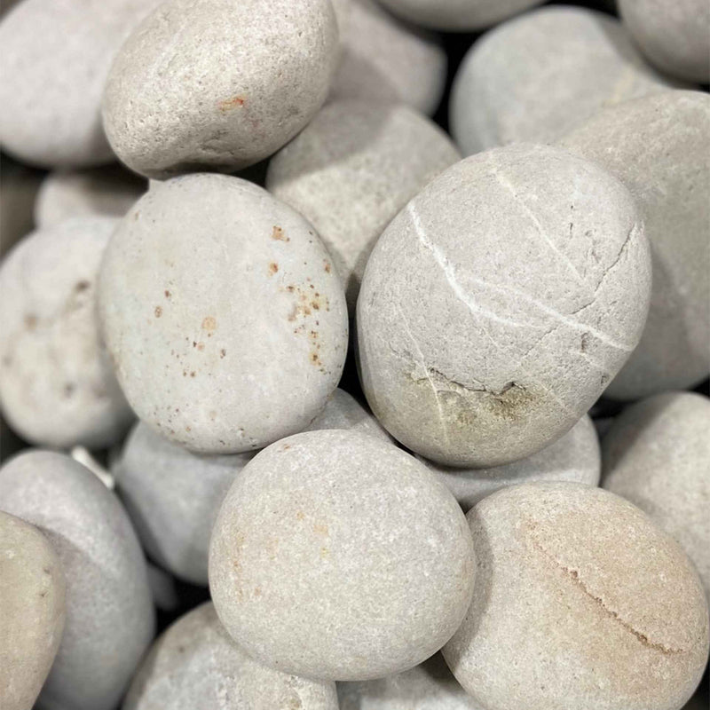 Elementi White/Grey Fire Stones (2in-3in) 20 lbs