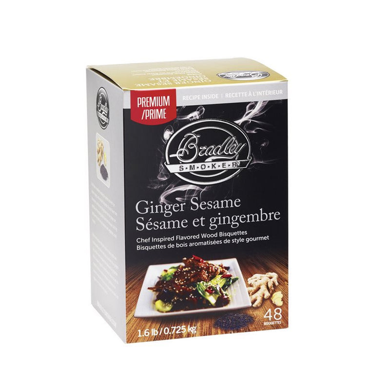 Bradley Smoker Ginger & Sesame Bisquettes (48 Pack)