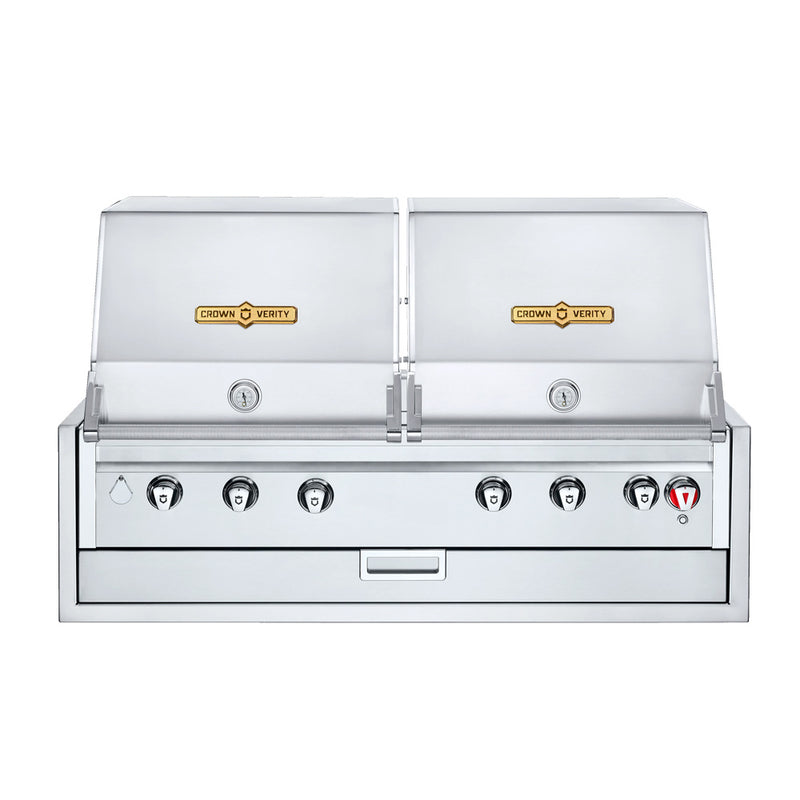 Crown Verity 48" Infinite Series Dual Dome Built-In Grill