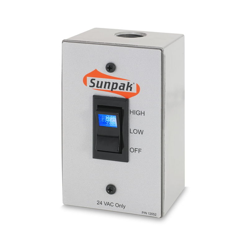 Sunglo Duplex Switch With Cover Plate