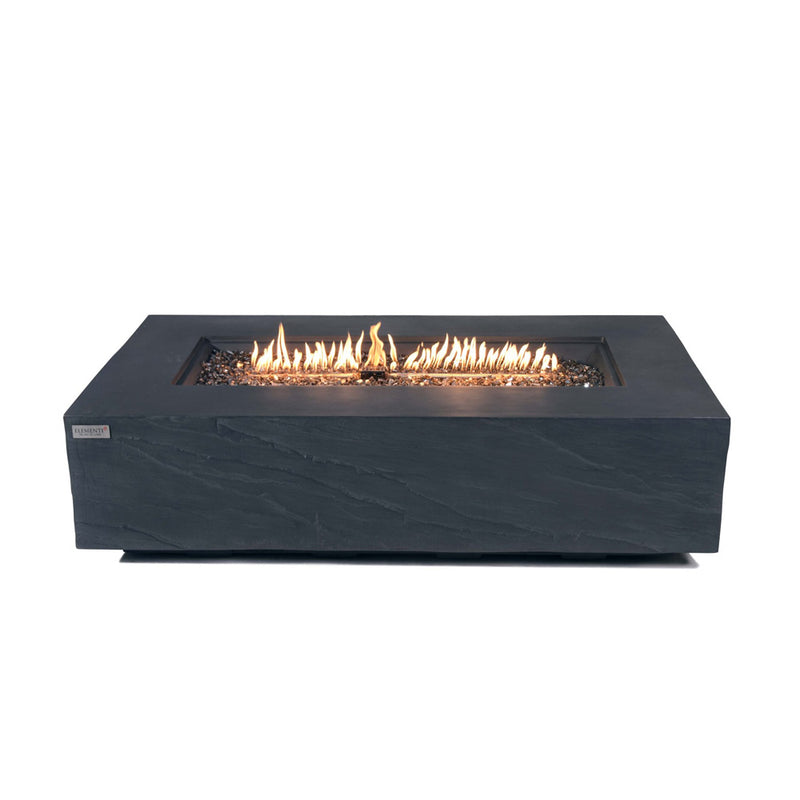 Elementi PLUS Cape Town Fire Table - Slate Black