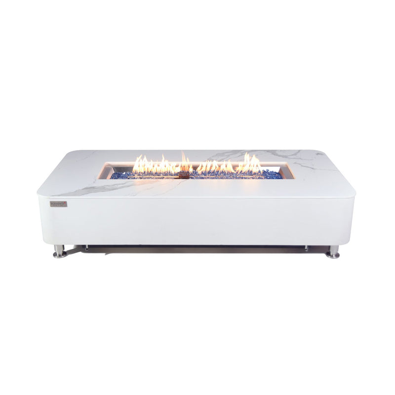 Elementi PLUS Athens White Porcelain Top Fire Table