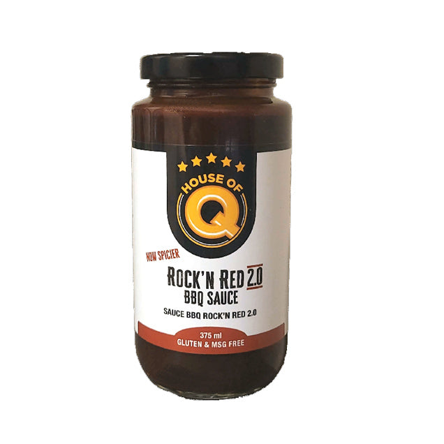 House Of Q Rock'N Red 2.0 BBQ Sauce 375ml