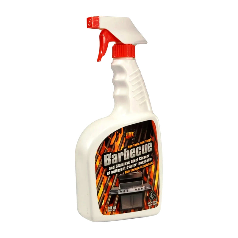 Oil Lift BBQ Grill and Stainless Steel Cleaner