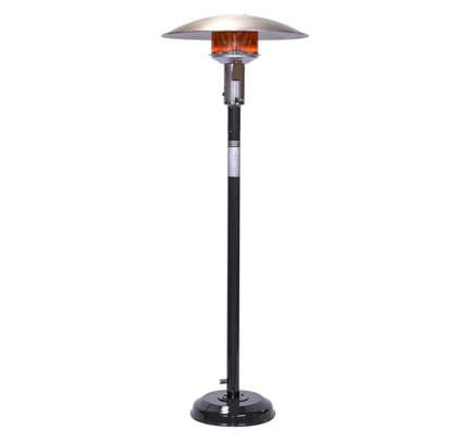 A242NG-DSI - HEATER NG BLACK POST & BLACK BASE W/DSI - SUNGLO