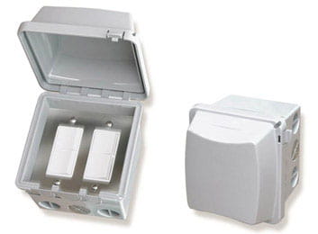 Infratech - IT-14-4325 - Waterproof Double Surface Mount Control Switch