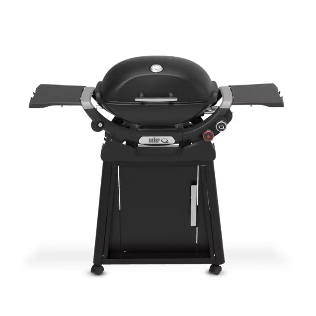 Weber Q2800N+ W/Stand Gas Grill Midnight Black (LP Only)