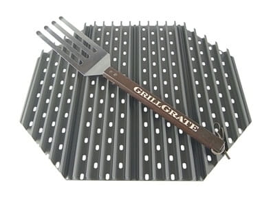 GrillGrate Four 17.375" Panels Mitre Cut For Primo Oval Xl