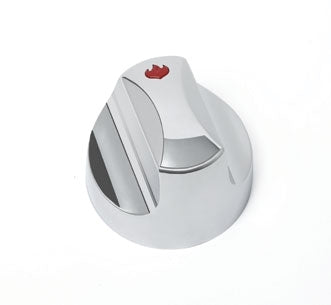 Small Control Knob W/Red Flame Rogue Series