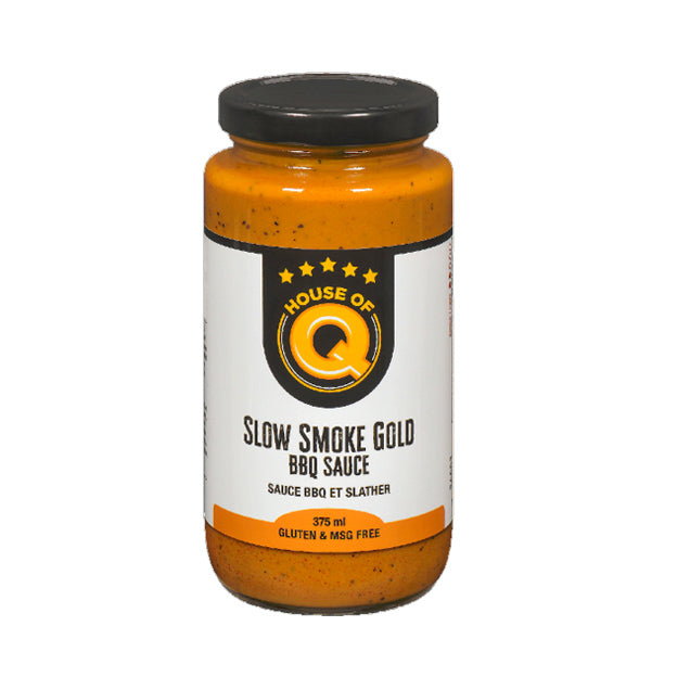 House Of Q Slow Smoke Gold BBQ Sauce and Slather 375ml